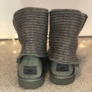 UGG boots- grey knit